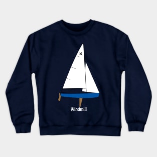 Windmill Sailboat Crewneck Sweatshirt